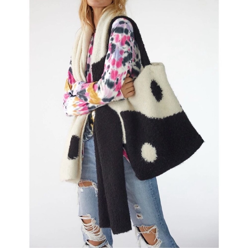 Free People Yin Yang Sweater Tote Bag